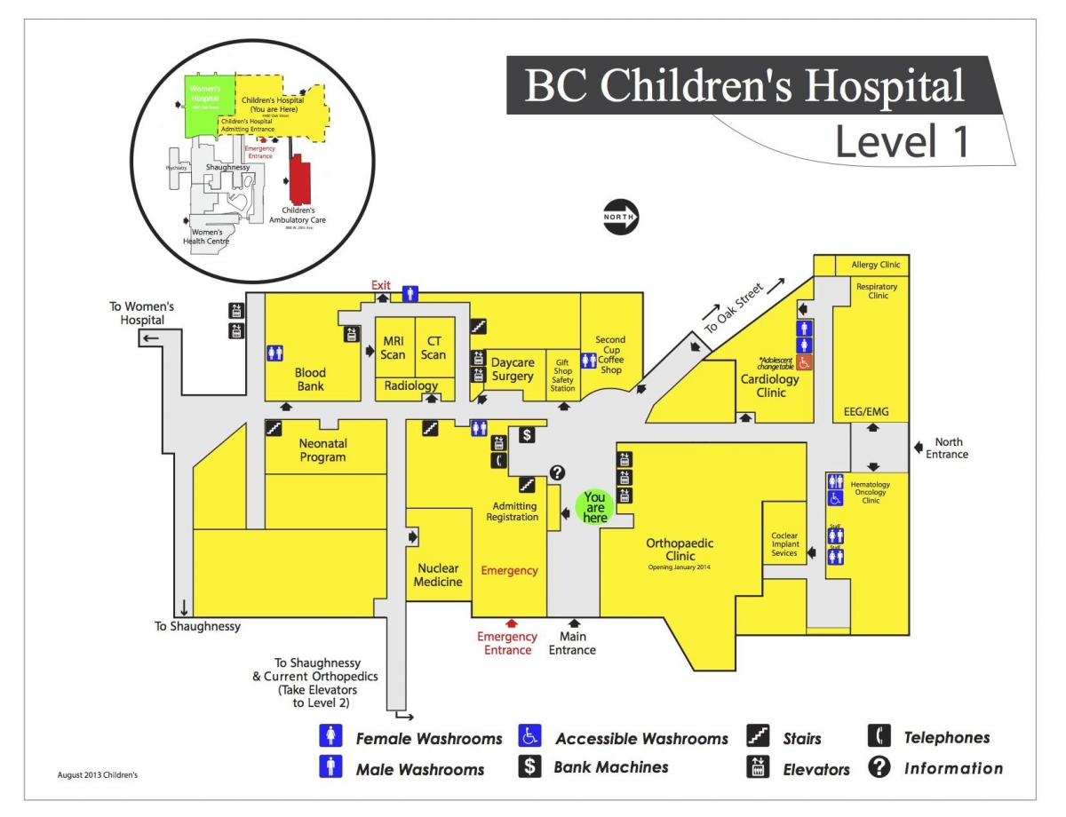 Mappa children's hospital di vancouver
