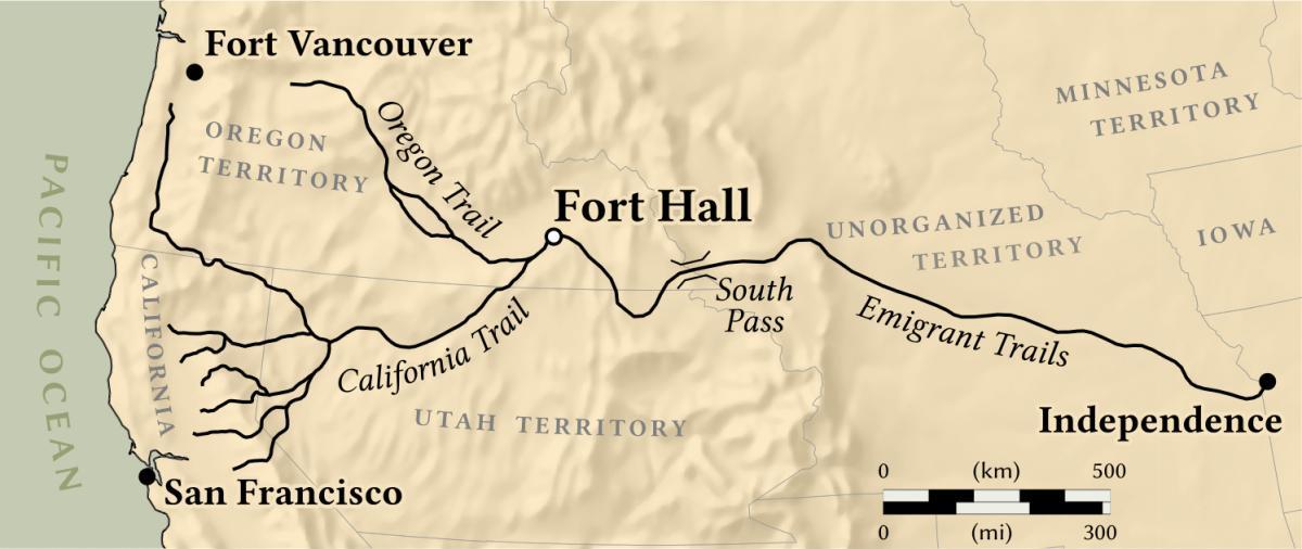 Mappa di fort vancouver