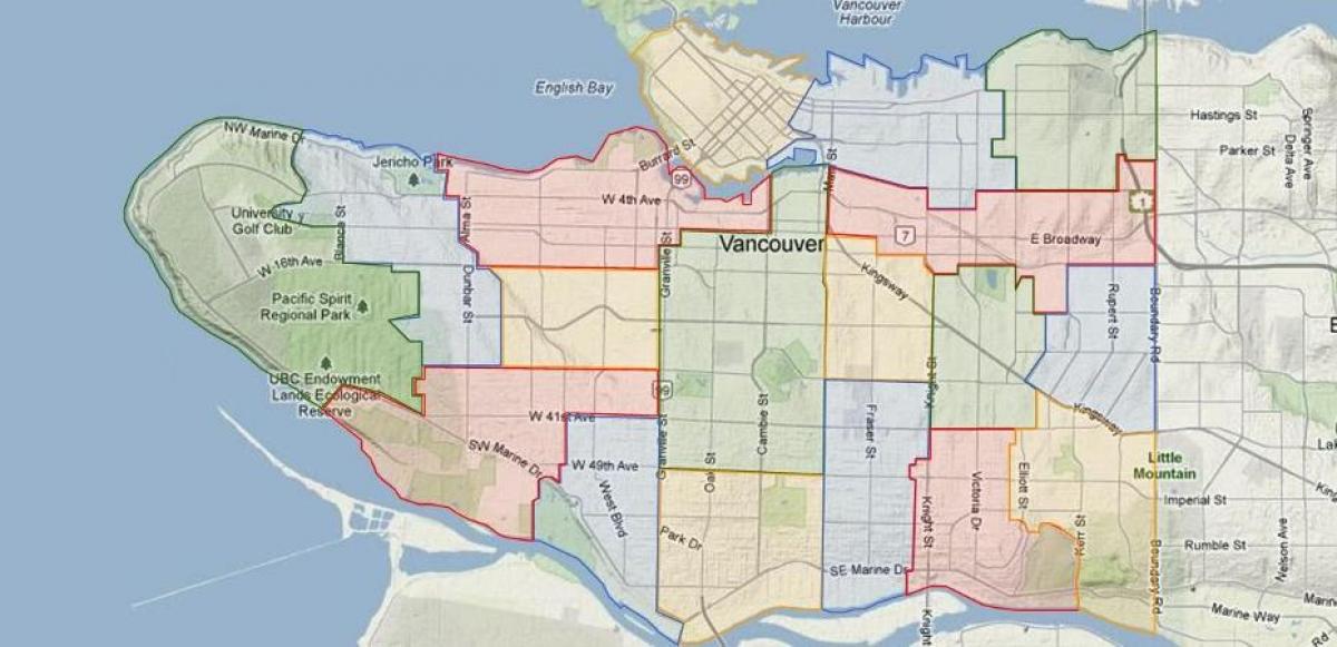 vancouver school board bacino mappa
