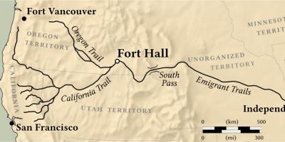 Mappa di fort vancouver