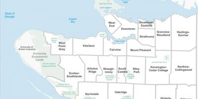 Immobiliare di Vancouver mappa