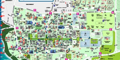 Mappa della british columbia university