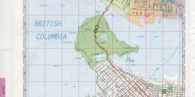 Mappa di north vancouver strada