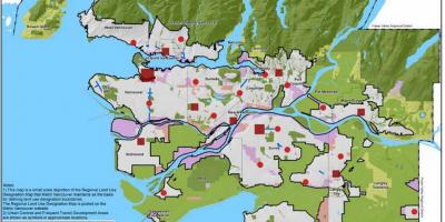 Greater vancouver regional district mappa