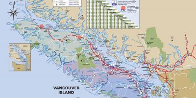 Vancouver island highway mappa